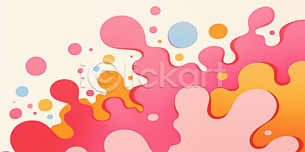 화려 JPG 일러스트 AI일러스트 AI콘텐츠 국내일러스트 디자인 물방울 백그라운드 뷰티풀 얼룩 예술 장식 조화 창의성 추상 컬러 키치 패턴 표현 화사함