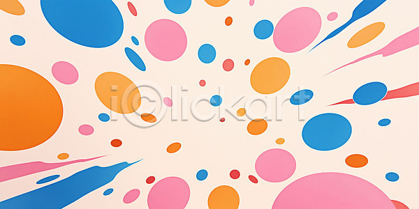 JPG 일러스트 AI일러스트 AI콘텐츠 감각 국내일러스트 디자인 모양 배열 백그라운드 예술 원형 창의성 추상 컬러 키치 패턴 표현 화사함