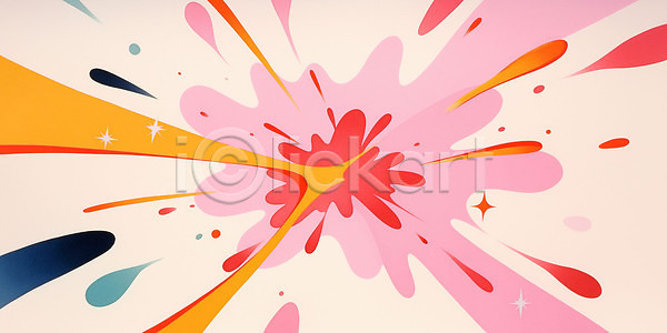 JPG 일러스트 AI일러스트 AI콘텐츠 감정 국내일러스트 그림 디자인 모양 미술 색채 에너지 예술 예술가 작품 창의력 추상 캔버스 컬러 키치 패턴 폭발 표현