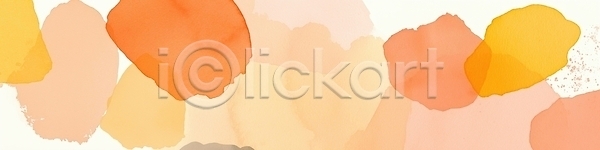 부드러움 화려 JPG 일러스트 AI일러스트 AI콘텐츠 감정 국내일러스트 노란색 디자인 모양 백그라운드 베이지색 생동감 수채화 예술 조화 추상 컬러 컬러풀 코랄 표현