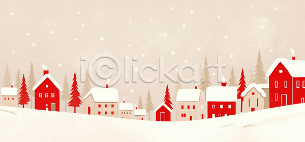 고요 따뜻함 차가움 평화 JPG 일러스트 AI일러스트 AI콘텐츠 겨울 국내일러스트 나무 눈 마을 바람 산타클로스 온기 자연 주택 크리스마스 풍경 흰색