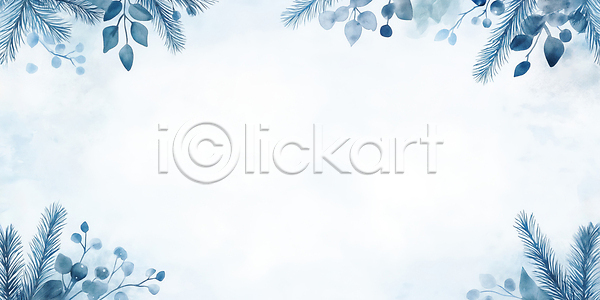 부드러움 분위기 JPG 일러스트 AI일러스트 AI콘텐츠 국내일러스트 그림 나무 날씨 디자인 백그라운드 뷰티풀 수채화 식물 영상 예술 잎 자연 장식 파란색