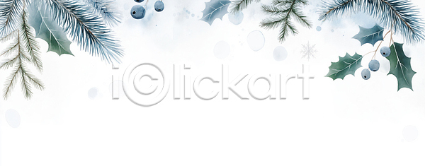 신선 차가움 JPG 일러스트 AI일러스트 AI콘텐츠 겨울 계절 국내일러스트 디자인 백그라운드 베리 소나무 식물 잎 자연 장면 장식 조화 차분 크리스마스 파란색 풍경