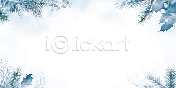 귀여움 분위기 차가움 편안함 JPG 일러스트 AI일러스트 AI콘텐츠 겨울 겨울풍경 국내일러스트 디자인 백그라운드 수채화 식물 예술 오브젝트 자연 장식 차분 축제 파란색 흰색