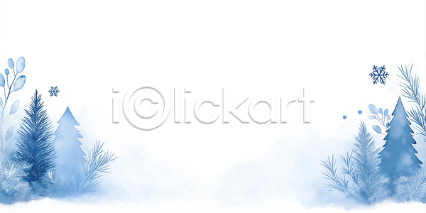 시원함 차가움 추위 평화 JPG 일러스트 AI일러스트 AI콘텐츠 겨울 국내일러스트 그림 나무 눈꽃 디자인 백그라운드 뷰티풀 소복 수채화 얼음 자연 장식 테마 파란색 풍경