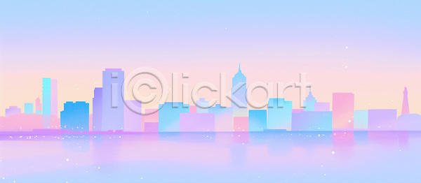 변화 부드러움 분위기 평화 JPG 실루엣 일러스트 AI일러스트 AI콘텐츠 Skyline 건물 경관 국내일러스트 도시 모던 물 반사 예술 일몰 장면 저녁 컬러 풍경 하늘 환경