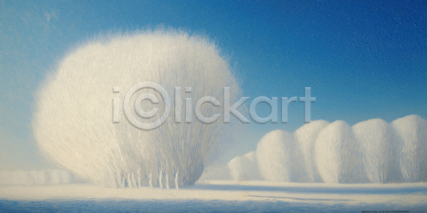 고요 차가움 평화 JPG 일러스트 겨울 국내일러스트 그림 꿈 나무 나뭇가지 셀프 식물 자연 크리스마스 파란색 풍경 풍경화 하늘