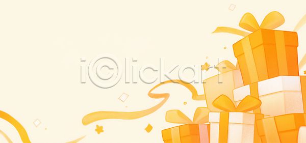 기쁨 분위기 상상 소중 축하 특별함 JPG 일러스트 AI일러스트 AI콘텐츠 국내일러스트 기념 기념일 꿈 노란색 리본 백그라운드 선물 세련 쌓기 이벤트 장식 조화 컬러 크기 크리스마스 포장