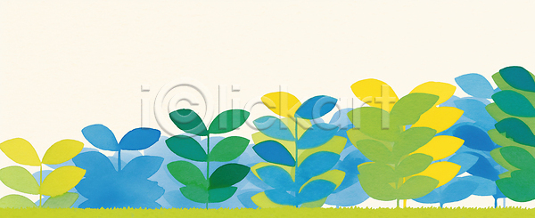 성장 신선 JPG 일러스트 AI일러스트 AI콘텐츠 국내일러스트 기운 노란색 백그라운드 봄 뷰티풀 생명 수채화 식물 여름 잎 자연 조화 초록색 컬러 파란색 풍경 햇빛