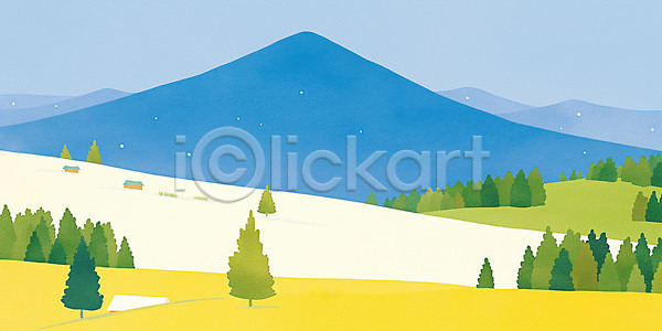 JPG 일러스트 AI일러스트 AI콘텐츠 국내일러스트 나무 날씨 농촌 뷰티풀 생명 시골 야외 언덕 여름 자연 초원 컬러 크리스마스트리 풍경 풍경화 하늘 햇빛 환경