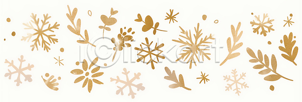 따뜻함 JPG 일러스트 AI일러스트 AI콘텐츠 겨울 계절 국내일러스트 그림 금색 눈송이 도안 디자인 백그라운드 뷰티풀 식물 자연 장식 크리스마스 패턴