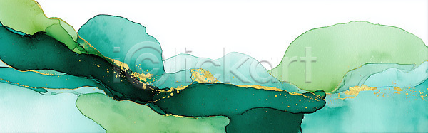 체험 평화 흐름 JPG 일러스트 AI일러스트 AI콘텐츠 감정 국내일러스트 금색 디자인 백그라운드 뷰티풀 수채화 예술 자연 조화 질감 청록색 컬러 패턴 표현