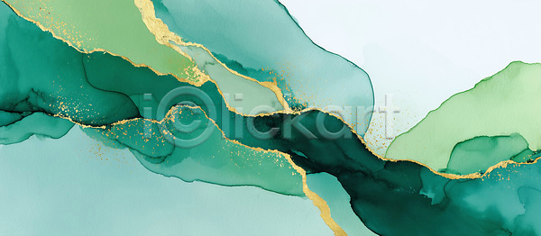 우아함 흐름 JPG 일러스트 AI일러스트 AI콘텐츠 감각 국내일러스트 그래픽 금색 디자인 모양 미술 백그라운드 수채화 예술 장식 조화 창의성 초록색 추상 컬러