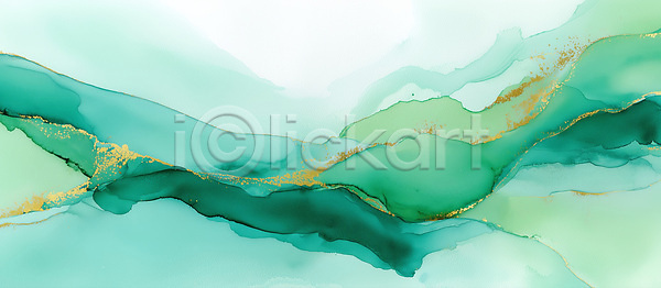 감성 고급 부드러움 흐름 JPG 일러스트 AI일러스트 AI콘텐츠 국내일러스트 그래픽 그림 금색 디자인 미술 백그라운드 수채화 조화 질감 청록색 컬러 풍경