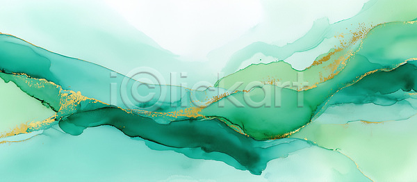 감성 부드러움 화려 흐름 JPG 일러스트 AI일러스트 AI콘텐츠 감각 국내일러스트 디자인 모던 백그라운드 뷰티풀 선 수채화 예술 자연 청록색 추상 컬러 패턴 표현