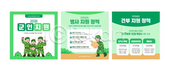 군대 AI파일 템플릿 2026년 군인 나라 서비스 신청 안내 연습 이미지템플릿 자원 정보 정책 지원