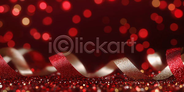 분위기 JPG 편집이미지 AI컴퓨터그래픽 AI콘텐츠 겨울 구슬 리본 반짝임 백그라운드 빛 빨간색 선물 오브젝트 이미지편집 장식 축제 크리스마스 파티 흰색