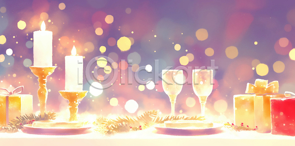 만남 분위기 즐거움 축하 JPG 일러스트 AI일러스트 AI콘텐츠 가족 국내일러스트 기념일 선물 송년회 식사 연말 음료 이벤트 조명 촛불 축제 친구 컬러 크리스마스 파티