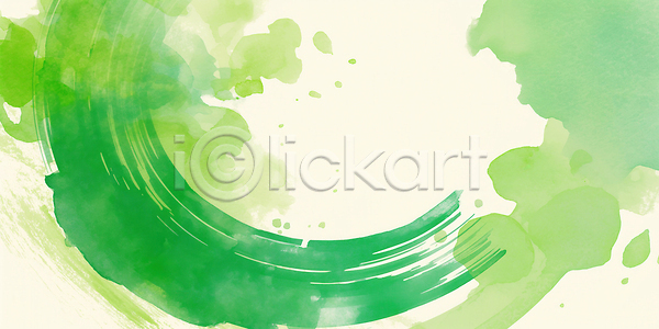 여유 자유 JPG 일러스트 AI일러스트 AI콘텐츠 감정 국내일러스트 그래픽 디자인 물감 백그라운드 색채 수채화 예술 자연 창의성 초록색 표현