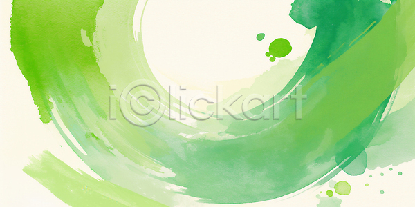 부드러움 상쾌 JPG 일러스트 AI일러스트 AI콘텐츠 감정 국내일러스트 그림 디자인 모던 백그라운드 세련 수채화 예술 자연 조화 초록색 초원 컬러 패턴 표현