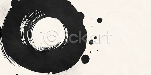 JPG 일러스트 흑백 감정 검은색 국내일러스트 디자인 모던 모양 미술 배열 백그라운드 붓터치 얼룩 원형 잉크 조화 창의성 추상 컬러 크기 표현