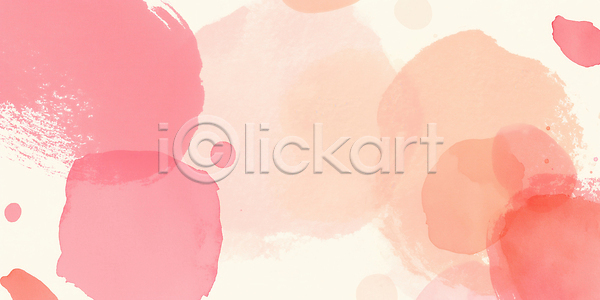 부드러움 JPG 일러스트 AI일러스트 AI콘텐츠 감정 공간 국내일러스트 그래픽 디자인 모던 물감 백그라운드 분홍색 붓터치 살구색 수채화 스크린 예술 원형 조화 추상 컬러 패턴 흐림