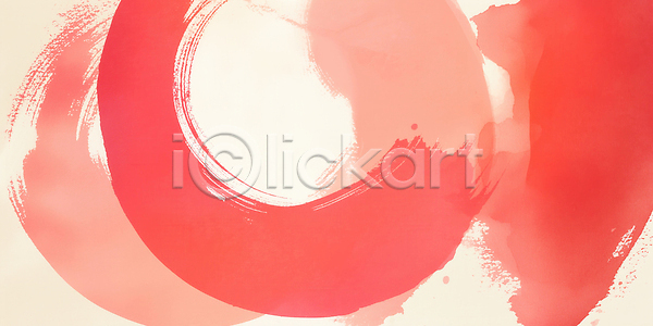 부드러움 분위기 흐름 JPG 일러스트 AI일러스트 AI콘텐츠 감정 국내일러스트 그림 디자인 모양 백그라운드 분홍색 붓터치 빨간색 색채 수채화 예술 원형 작품 조화 창의성 표현