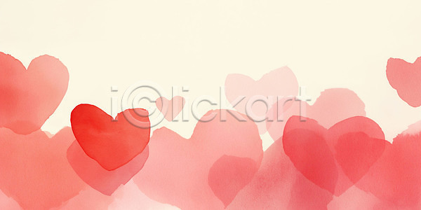 감성 따뜻함 로맨틱 분위기 사랑 JPG 일러스트 감정 국내일러스트 그림 디자인 백그라운드 수채화 예술 장면 장식 추상 컬러 크기 하트 하트백그라운드