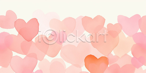 따뜻함 로맨틱 부드러움 분위기 사랑 JPG 일러스트 AI일러스트 AI콘텐츠 감정 국내일러스트 그래픽 그림 디자인 백그라운드 분홍색 심장 예술 주황색 창작 컬러 패턴 하트백그라운드 화사함