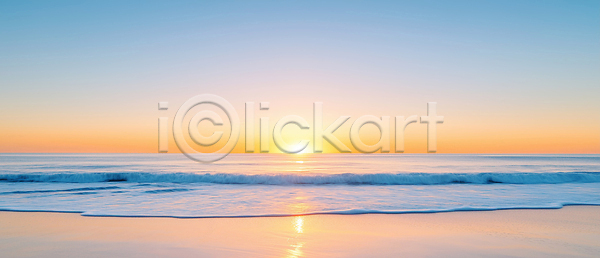 JPG 편집이미지 AI콘텐츠 AI포토 날씨 물결 바다 빛 새해 수면 수평선 아침 일출 자연 태양 파도 편집실사 풍경 하늘 해변