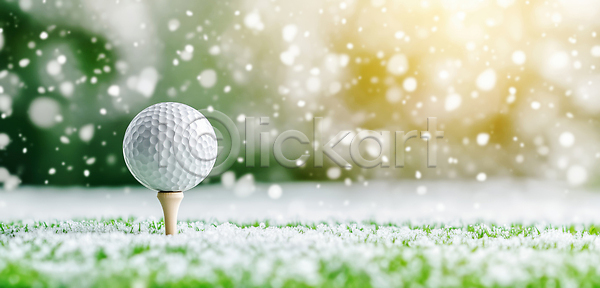 JPG 편집이미지 AI컴퓨터그래픽 AI콘텐츠 겨울 골프 골프공 골프장 놀이 모션 백그라운드 스포츠 자연 잔디 장면 티셔츠 편집실사 흐림