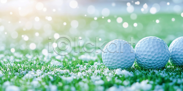 즐거움 JPG 편집이미지 AI컴퓨터그래픽 AI콘텐츠 골프 골프공 골프장 공 스포츠 야외 여름 연습 운동 자연 잔디 퍽 편집실사 햇빛