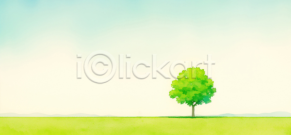 JPG 일러스트 AI일러스트 AI콘텐츠 공간 구름 국내일러스트 그림 나무 단순화된 단풍 봄 산 시간 여름 자연 잔디 초원 파란색 평면 풍경 하늘 환경