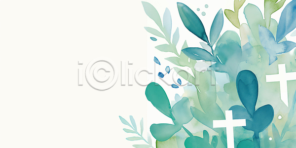 평화 JPG 일러스트 AI일러스트 AI콘텐츠 감정 국내일러스트 그림 기독교 디자인 미술 백그라운드 상징 세례 수채화 십자가 예배 예술 잎 자연 장식 종교 컬러