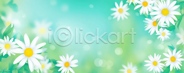 JPG 일러스트 AI일러스트 AI콘텐츠 국내일러스트 꽃 꽃밭 나무 봄 산 생명 소리 식물 여름 자연 장식 지구 컬러 파란배경 풍경 하늘 햇빛 환경