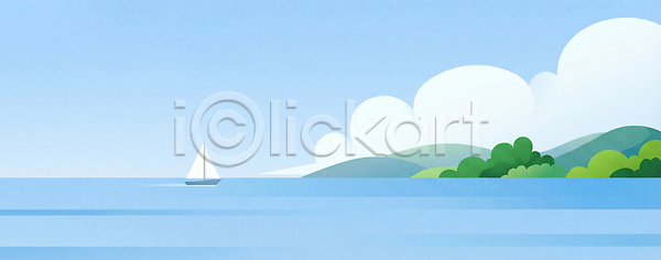 JPG 일러스트 AI일러스트 AI콘텐츠 국내일러스트 물 바다 바람 산 수영 수평선 여름 여름풍경 여행 일과 일상 자연 조용 지역 파란색 풍경 하늘 해변