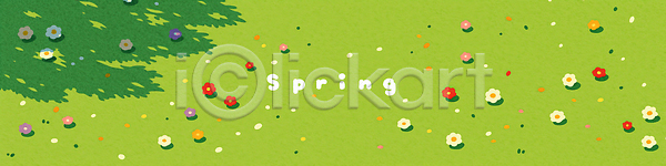 변화 JPG 일러스트 AI일러스트 AI콘텐츠 계절 국내일러스트 꽃 나무 봄 뷰티풀 생명 식물 자연 잔디 정원 초록색 컬러 태양 풍경 하늘 햇빛 환경