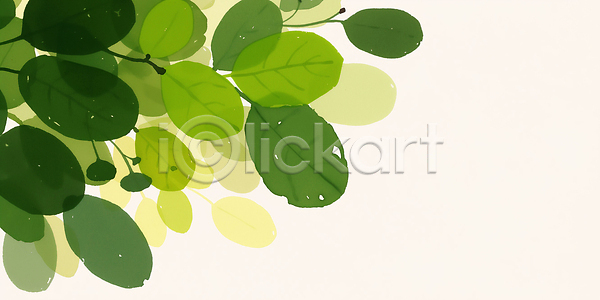 JPG 일러스트 AI일러스트 AI콘텐츠 국내일러스트 그래픽 그림 단순화된 디자인 모던 모양 백그라운드 생명 식물 예술 잎 자연 조화 초록색 춘분 컬러 크기