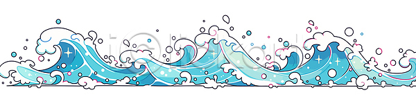 AI파일 일러스트 국내일러스트 맑음 모션 물 물결 물방울 바다 생동감 여름 오브젝트 자연 장면 파도 파란색 풍경 하늘 해변 햇빛