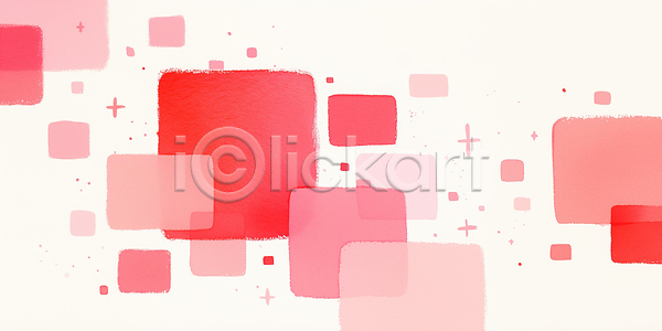 JPG 일러스트 AI일러스트 AI콘텐츠 국내일러스트 그래픽 단순화된 디자인 모던 모양 배열 백그라운드 분홍색 빨간색 사각형 색채 예술 정사각형 조화 창의성 컬러 크기 패턴