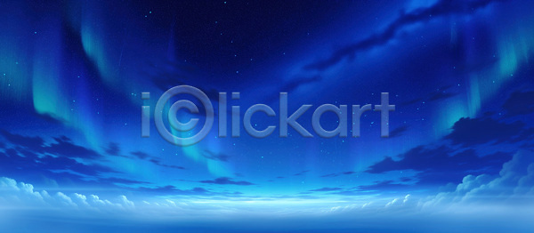 체험 JPG 일러스트 AI일러스트 AI콘텐츠 경관 국내일러스트 별 북극 빛 시간 여름 여행 오로라 우주 자연 초록색 탐험 태양계 파란색 풍경 하늘 환상