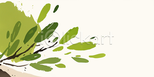 JPG 일러스트 AI일러스트 AI콘텐츠 국내일러스트 그림 단순화된 디자인 모양 백그라운드 생명 선 손그림 식물 예술 잎 자연 창의성 초록색 컬러 표현