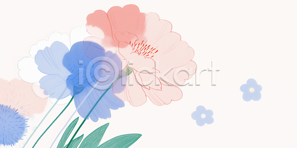 즐거움 JPG 일러스트 AI일러스트 AI콘텐츠 감정 국내일러스트 그래픽 꽃 노란색 디자인 미니멀 백그라운드 분홍색 뷰티풀 소프트 식물 예술 자연 조화 카네이션 컬러 파란색