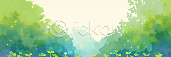 성장 JPG 일러스트 AI일러스트 AI콘텐츠 공간 국내일러스트 나무 날씨 맑음 새싹 생명 숲 식물 여름 응시 일상 자연 초록색 풍경 하늘 환경