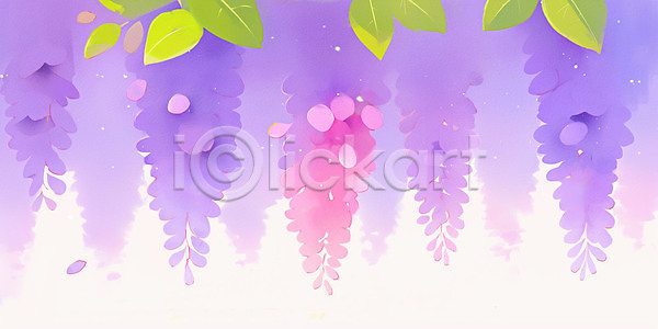떨어짐 JPG 일러스트 AI일러스트 AI콘텐츠 국내일러스트 꽃 꽃밭 꽃잎 등나무 등나무꽃 바람 보라색 봄 봄꽃 분홍색 뷰티풀 색감 생명 식물 자연 정원 조화 풍경