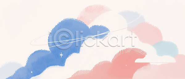 JPG 일러스트 AI일러스트 AI콘텐츠 구름 국내일러스트 달 대기 모양 백그라운드 별 수학 시간 우주 자연 장면 주간 컬러 태양 풍경 하늘 행성