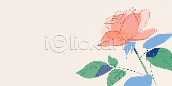 JPG 일러스트 AI일러스트 AI콘텐츠 감상 국내일러스트 그림 꽃 단순화된 디자인 멋 벽 선 예술 원화 자연 작가 장미 장식 전시 창의성 컬러 화사함 환경