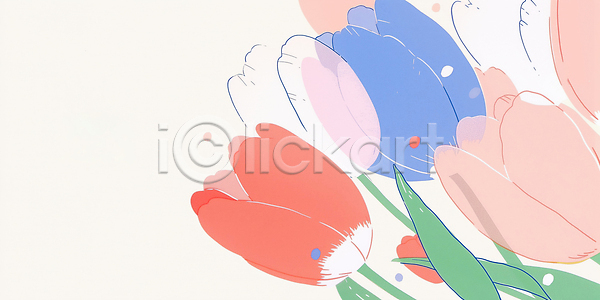기쁨 JPG 일러스트 AI일러스트 AI콘텐츠 감정 국내일러스트 꽃 꽃다발 디자인 모임 봄 뷰티풀 생명 식물 예술 원예 자연 정원 컬러 튤립 풍경 형상