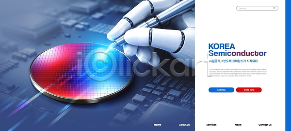 혁명 PSD 편집이미지 과학기술 기계 기술 도구 디자인 로봇 반도체 산업 웨이퍼 이미지편집 자동화 작업 전자 제조 한국 회로판