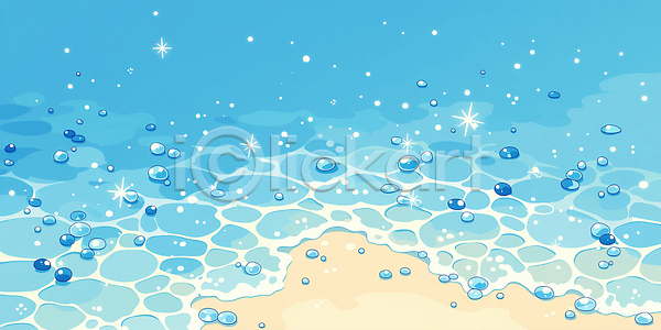 JPG 일러스트 AI일러스트 AI콘텐츠 국내일러스트 모래사장 물방울 바다 반짝임 선탠 수면 수영 수중동물 스파클링 여름 여름휴가 여행 웨이브 일몰 자연 파도 풍경 하늘 해변